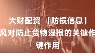 大财配资 【防损信息】通风对防止货物湿损的关键作用